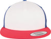 Boné Flexfit Espuma Trucker-Vermelho/Branco/Royal-Unico-RAG-Tailors-Fardas-e-Uniformes-Vestuario-Pro