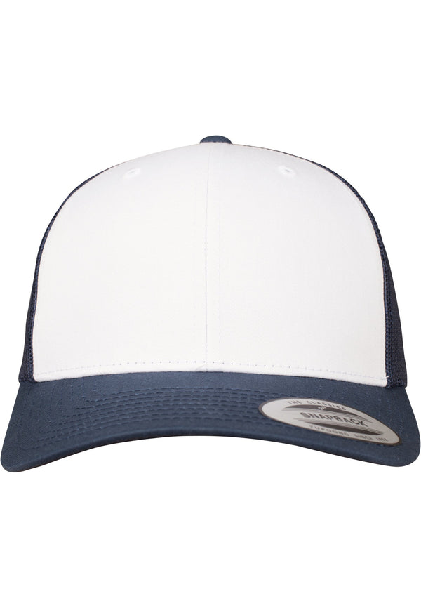 Boné Flexfit Retro Trucker Colored Front-NAVY / WHITE-Único-RAG-Tailors-Fardas-e-Uniformes-Vestuario-Pro