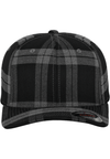 Boné Tartan Plaid-Preto / Cinzento-S/M-RAG-Tailors-Fardas-e-Uniformes-Vestuario-Pro