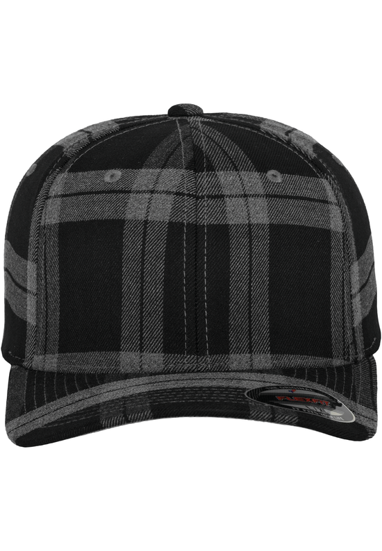 Boné Tartan Plaid-Preto / Cinzento-S/M-RAG-Tailors-Fardas-e-Uniformes-Vestuario-Pro