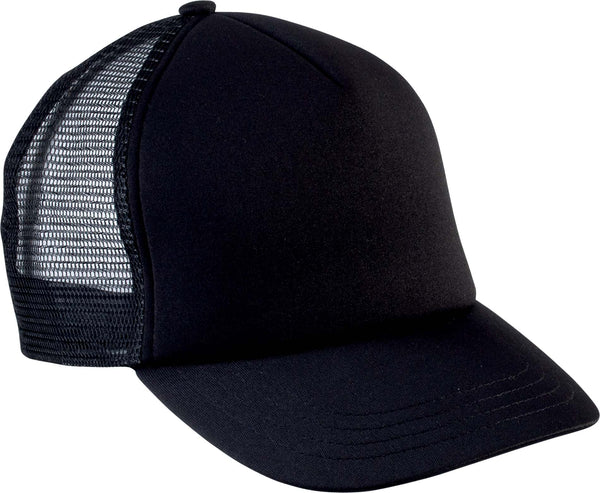 Boné Trucker Criança - 5 Painéis-Preto-Único-RAG-Tailors-Fardas-e-Uniformes-Vestuario-Pro