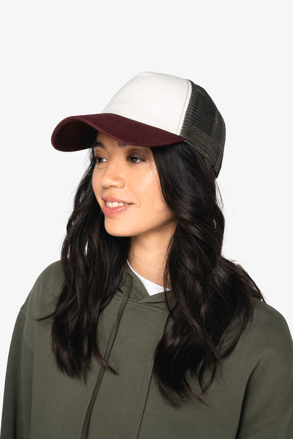 Boné Trucker Eco-Responsável 5 Painéis Unissexo-RAG-Tailors-Fardas-e-Uniformes-Vestuario-Pro