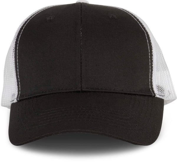 Boné Trucker Oeko-Tex-Preto / Branco-Único-RAG-Tailors-Fardas-e-Uniformes-Vestuario-Pro