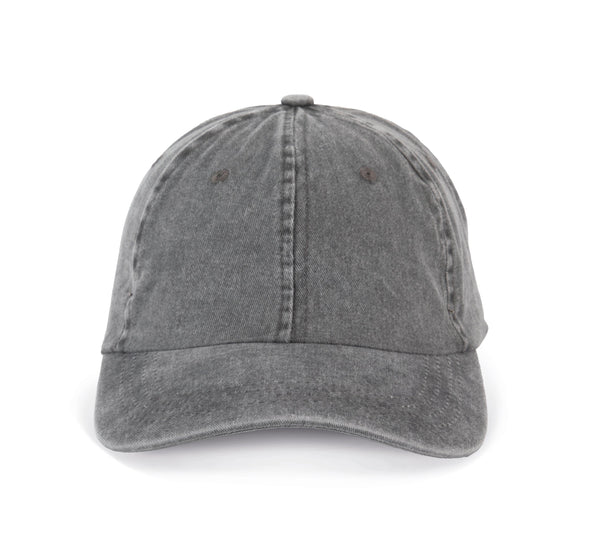 Boné Vintage Algodão Escovado - 6 painéis-Storm Grey Washed-One Size-RAG-Tailors-Fardas-e-Uniformes-Vestuario-Pro