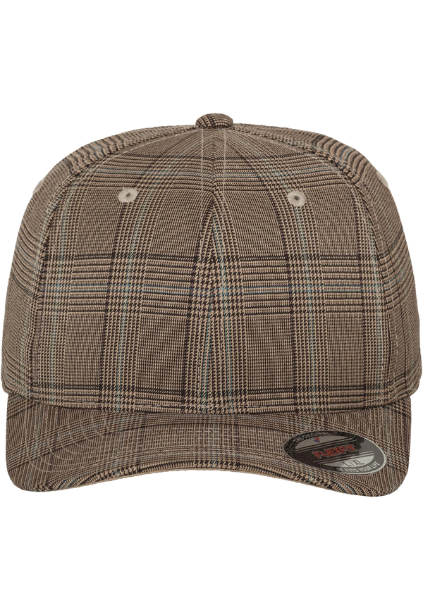 Boné com Motivo do Príncipe de Gales-Castanho / Caqui-S/M-RAG-Tailors-Fardas-e-Uniformes-Vestuario-Pro