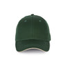 Boné com sandwich em contraste _x0013_ 6 painéis-Forest Green / Beige-One Size-RAG-Tailors-Fardas-e-Uniformes-Vestuario-Pro