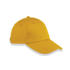 Boné de Algodão Biológico de 6 Painéis-Amarelo Mostarda-Único-RAG-Tailors-Fardas-e-Uniformes-Vestuario-Pro