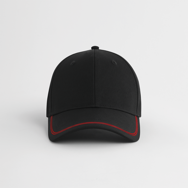 Boné de Desporto-Preto / Vermelho-Único-RAG-Tailors-Fardas-e-Uniformes-Vestuario-Pro
