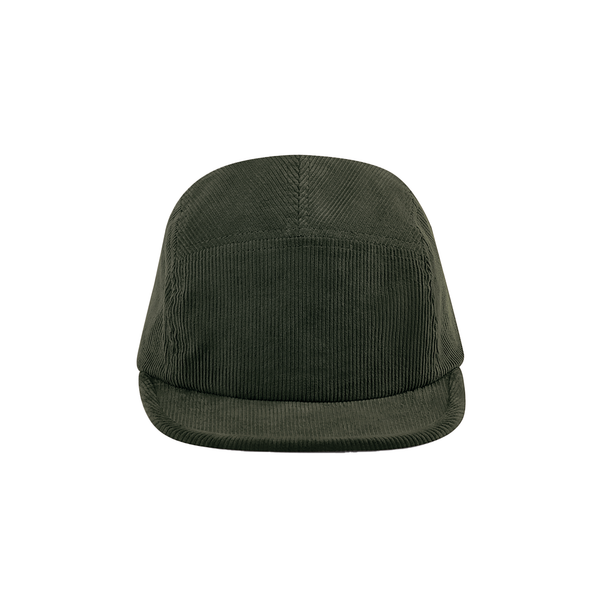 Boné de campista em veludo com 5 painéis-Verde Floresta-Único-RAG-Tailors-Fardas-e-Uniformes-Vestuario-Pro