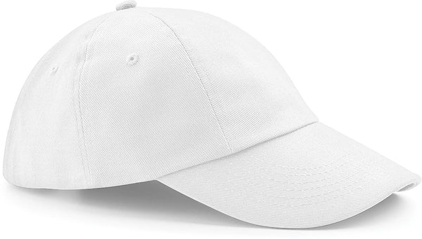 Boné de perfil baixo em algodão drill-Branco-Único-RAG-Tailors-Fardas-e-Uniformes-Vestuario-Pro