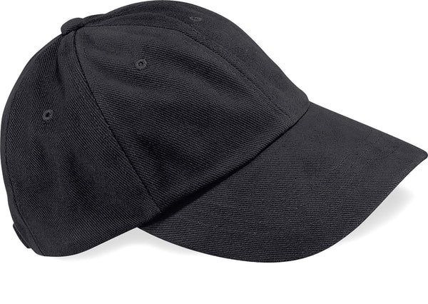 Boné de perfil baixo em algodão escovado-Preto-Único-RAG-Tailors-Fardas-e-Uniformes-Vestuario-Pro