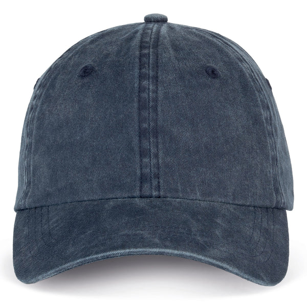 Boné eco-responsável com aspecto lavado unissexo-Washed Navy Blue-Único-RAG-Tailors-Fardas-e-Uniformes-Vestuario-Pro