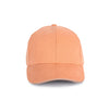 Boné em algodão biológico com sandwich em contraste _x0013_ 6 painéis-Peach / Metal Grey-One Size-RAG-Tailors-Fardas-e-Uniformes-Vestuario-Pro