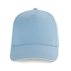 Himmelblau/Weiß