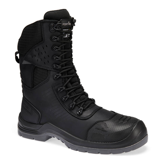 Bota Alta de Segurança em Pele Compósito S7L ESD HRO LG FO SC CI SR-Preto-37-RAG-Tailors-Fardas-e-Uniformes-Vestuario-Pro