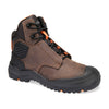 Bota de Pele com Biqueira de Aço para Tornozelo S3 SC HRO HI CI LG SR-Castanho/ Laranja-37-RAG-Tailors-Fardas-e-Uniformes-Vestuario-Pro