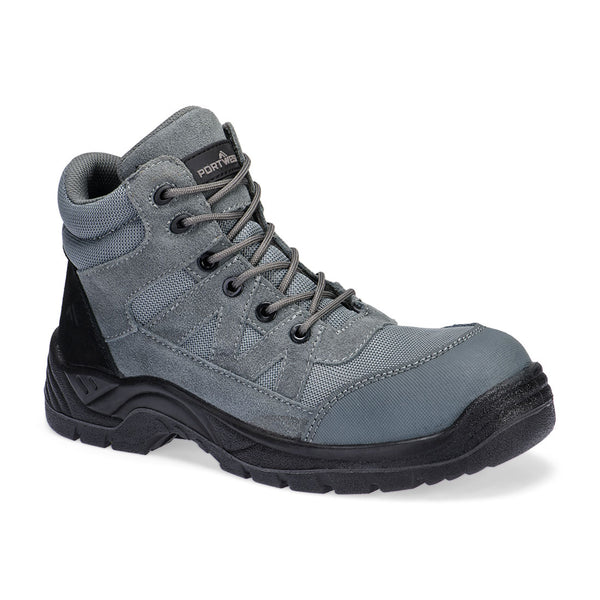 Bota de Segurança em Camurça e Tecido Compósito S1PL SR FO-Cinza Metal-36-RAG-Tailors-Fardas-e-Uniformes-Vestuario-Pro