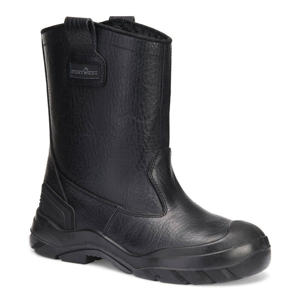 Botas Rigger de Inverno em Couro S3 CI HI FO SC SR-Preto-37-RAG-Tailors-Fardas-e-Uniformes-Vestuario-Pro