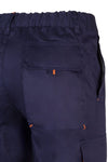 CALÇAS BICOLOR MULTIBOLSOS cor Azul Marinho-RAG-Tailors-Fardas-e-Uniformes-Vestuario-Pro