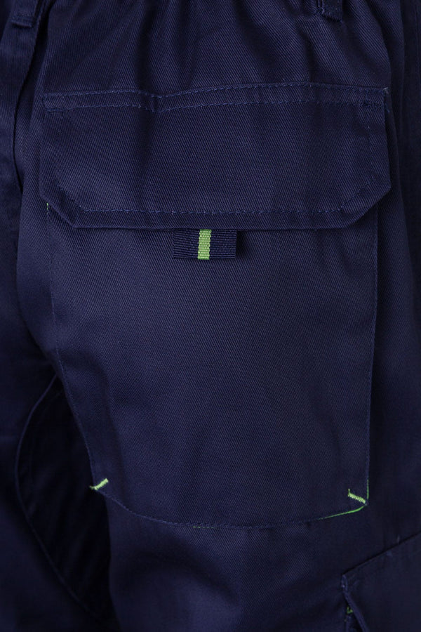 CALÇAS BICOLOR MULTIBOLSOS cor Azul Marinho-RAG-Tailors-Fardas-e-Uniformes-Vestuario-Pro