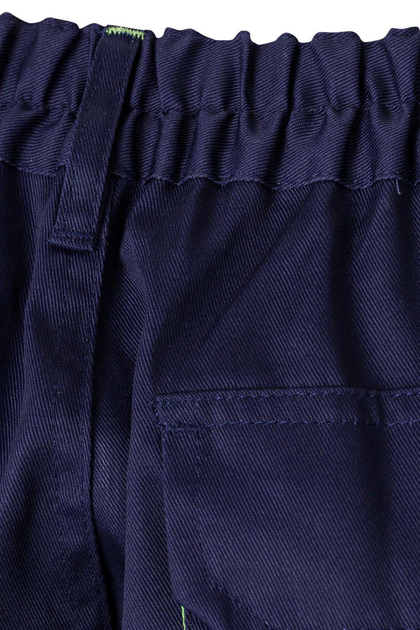 CALÇAS BICOLOR MULTIBOLSOS cor Azul Marinho-RAG-Tailors-Fardas-e-Uniformes-Vestuario-Pro