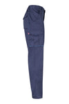 CALÇAS BICOLOR MULTIBOLSOS cor Azul Marinho-RAG-Tailors-Fardas-e-Uniformes-Vestuario-Pro