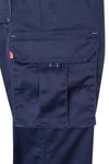 CALÇAS BICOLOR MULTIBOLSOS cor Azul Marinho-RAG-Tailors-Fardas-e-Uniformes-Vestuario-Pro