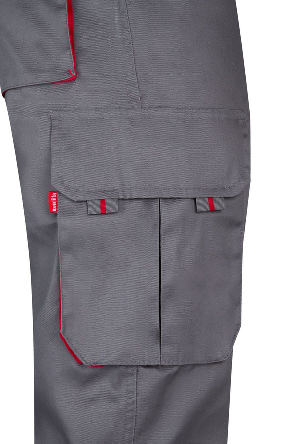 CALÇAS BICOLOR MULTIBOLSOS cor Cinza-RAG-Tailors-Fardas-e-Uniformes-Vestuario-Pro