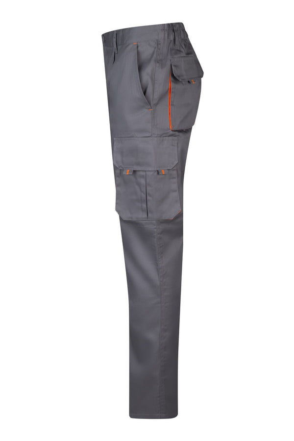 CALÇAS BICOLOR MULTIBOLSOS cor Cinza-RAG-Tailors-Fardas-e-Uniformes-Vestuario-Pro