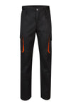 black/orange