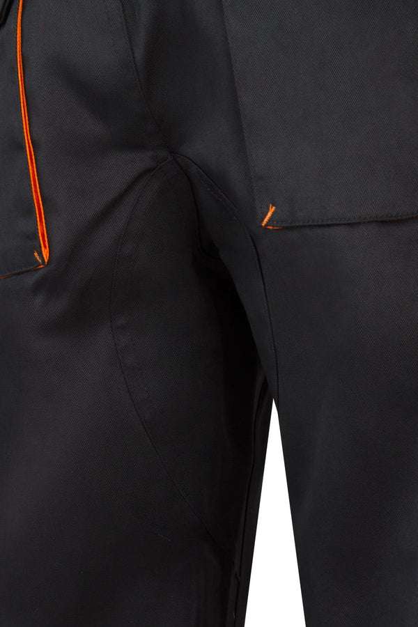 CALÇAS BICOLOR MULTIBOLSOS cor Preto-RAG-Tailors-Fardas-e-Uniformes-Vestuario-Pro