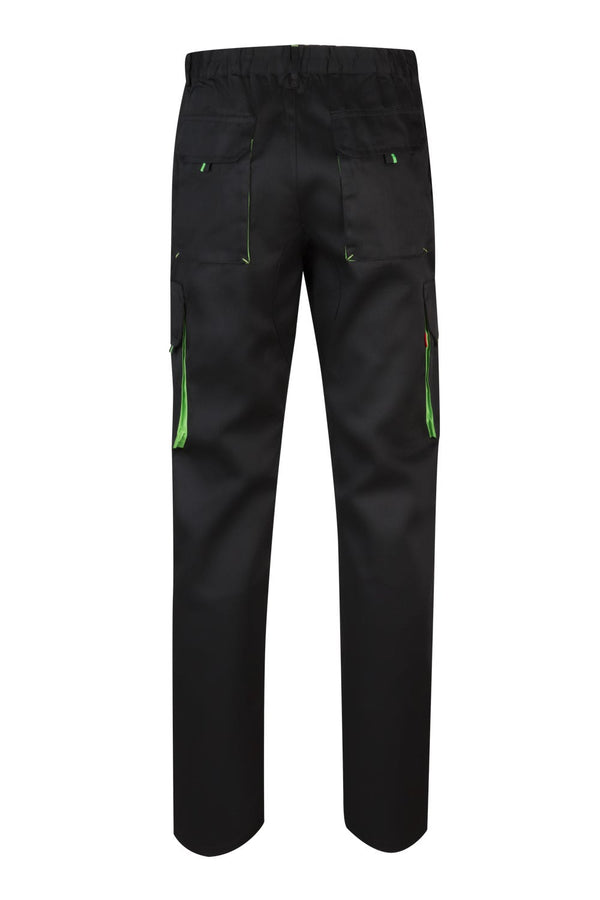 CALÇAS BICOLOR MULTIBOLSOS cor Preto-RAG-Tailors-Fardas-e-Uniformes-Vestuario-Pro