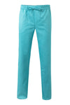 CALÇAS ESTILO PIJAMA COM ATILHOS Tara (1 de 2)-TURQUESA CLARO - 28-XS-RAG-Tailors-Fardas-e-Uniformes-Vestuario-Pro