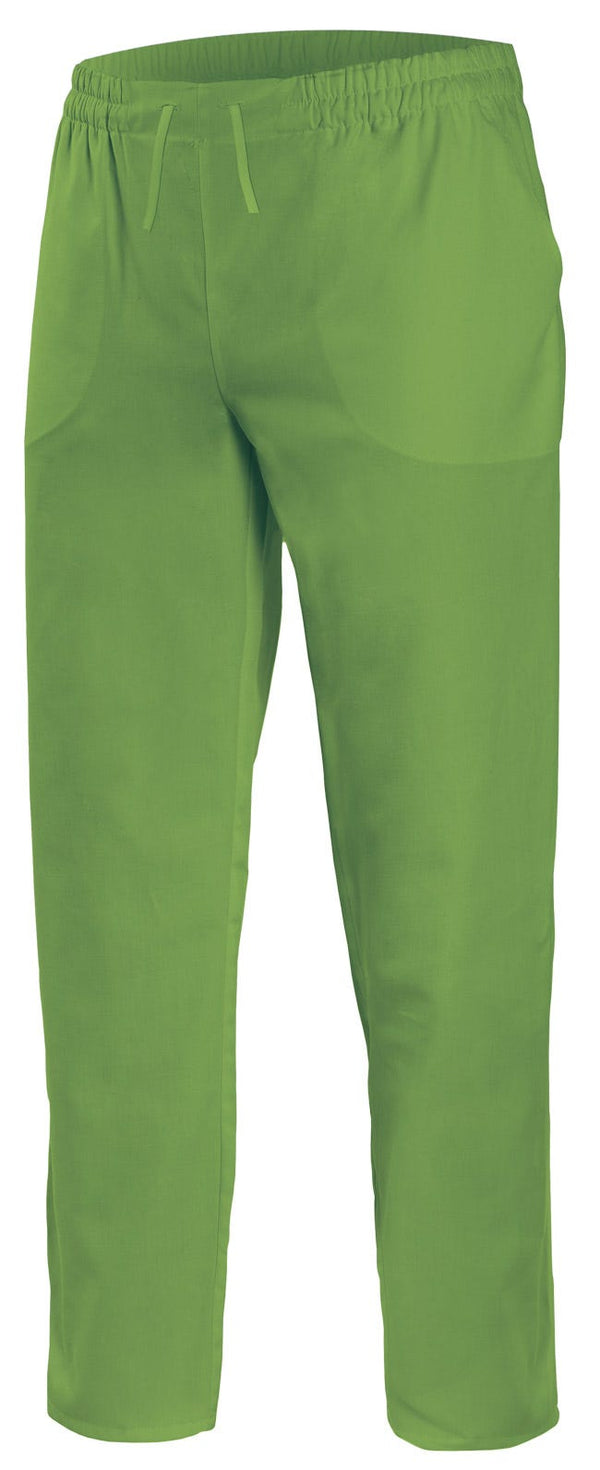 CALÇAS ESTILO PIJAMA COM ATILHOS Tara (1 de 2)-VERDE LIMA - 25-XS-RAG-Tailors-Fardas-e-Uniformes-Vestuario-Pro