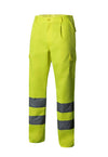 CALÇAS MULTIBOLSOS DE ALTA VISIBILIDADE-Amarelo Fluor-L-RAG-Tailors-Fardas-e-Uniformes-Vestuario-Pro