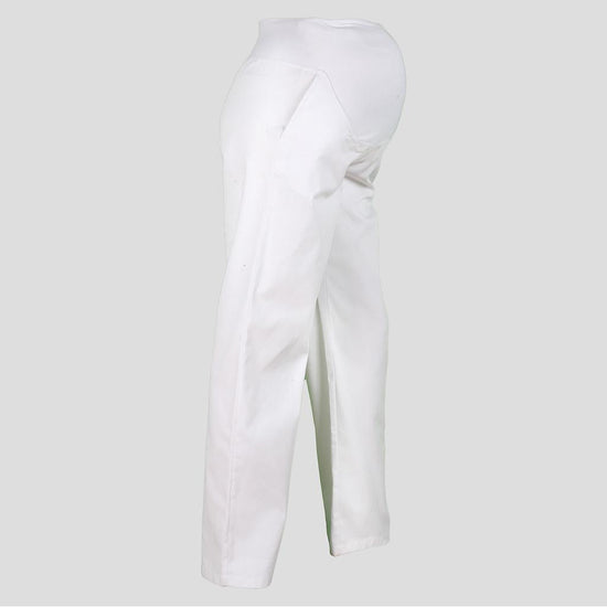 CALÇAS PREMAMA PIQUE-Branco 101-XS-RAG-Tailors-Fardas-e-Uniformes-Vestuario-Pro