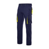 Azul Marinho/Amarelo Fluorescente