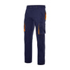 Azul Marinho/Laranja Fluorescente