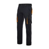 Preto/Laranja Fluorescente