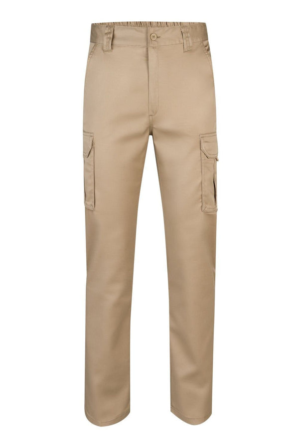 CALÇAS STRETCH MULTIBOLSOS-Bege Arena-34-RAG-Tailors-Fardas-e-Uniformes-Vestuario-Pro