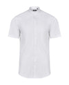 CAMISA DE HOMEM GOLA PADRE STRETCH MANGA CURTA-Branco-S-RAG-Tailors-Fardas-e-Uniformes-Vestuario-Pro
