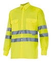 CAMISA DE MANGA COMPRIDA DE ALTA VISIBILIDADE-Amarelo Fluor-L-RAG-Tailors-Fardas-e-Uniformes-Vestuario-Pro