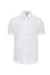 CAMISA DE MANGA CURTA COM STRETCH-Branco-S-RAG-Tailors-Fardas-e-Uniformes-Vestuario-Pro