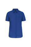 CAMISA DE SENHORA DE MANGA CURTA TRATAMENTO FÁCIL-Light Royal Blue-XS-RAG-Tailors-Fardas-e-Uniformes-Vestuario-Pro