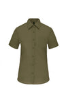 CAMISA DE SENHORA DE MANGA CURTA TRATAMENTO FÁCIL-Light khaki-XS-RAG-Tailors-Fardas-e-Uniformes-Vestuario-Pro