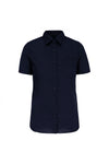 CAMISA DE SENHORA DE MANGA CURTA TRATAMENTO FÁCIL-Navy-XS-RAG-Tailors-Fardas-e-Uniformes-Vestuario-Pro