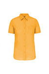 CAMISA DE SENHORA DE MANGA CURTA TRATAMENTO FÁCIL-Yellow-XS-RAG-Tailors-Fardas-e-Uniformes-Vestuario-Pro