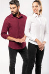 CAMISA DE SENHORA MANGA COMPRIDA COM STRETCH-RAG-Tailors-Fardas-e-Uniformes-Vestuario-Pro