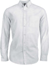 CAMISA EM OXFORD DE MANGA COMPRIDA-Branco-S-RAG-Tailors-Fardas-e-Uniformes-Vestuario-Pro