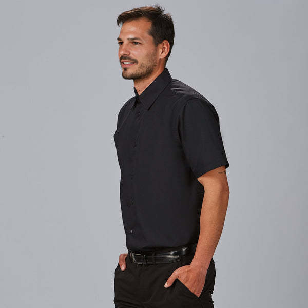 CAMISA HOMEM M/Curta SLIM FIT Elastik Mirum-RAG-Tailors-Fardas-e-Uniformes-Vestuario-Pro